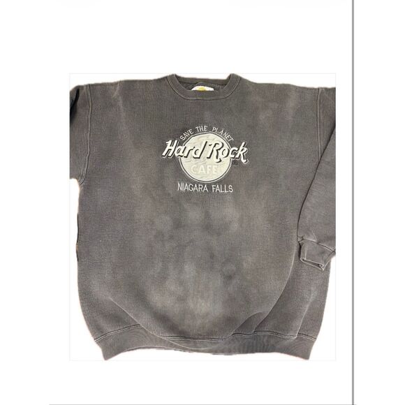Hard Rock Cafe Other - Hard Rock Cafe Vintage 90’s Gray Sweatshirt Mens XL Niagara Falls